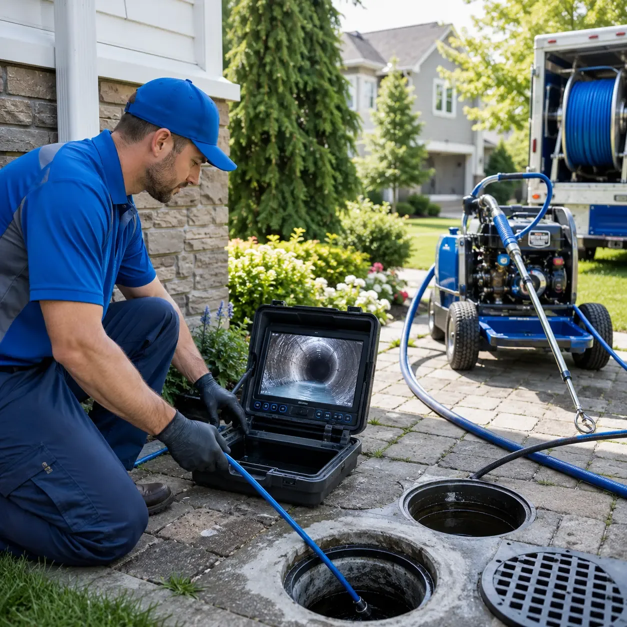 Outdoor drain cleaning professionals serving White Post, VA